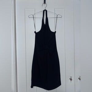 T by Alexander Wang Black Backless Dress